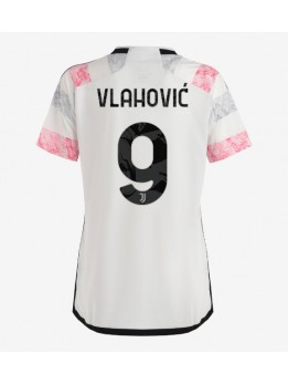 Billige Juventus Dusan Vlahovic #9 Bortedrakt Dame 2023-24 Kortermet